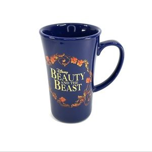 Disney Beauty And The Beast Blue Broadway Musical Ceramic Coffee Mug Cup 5"